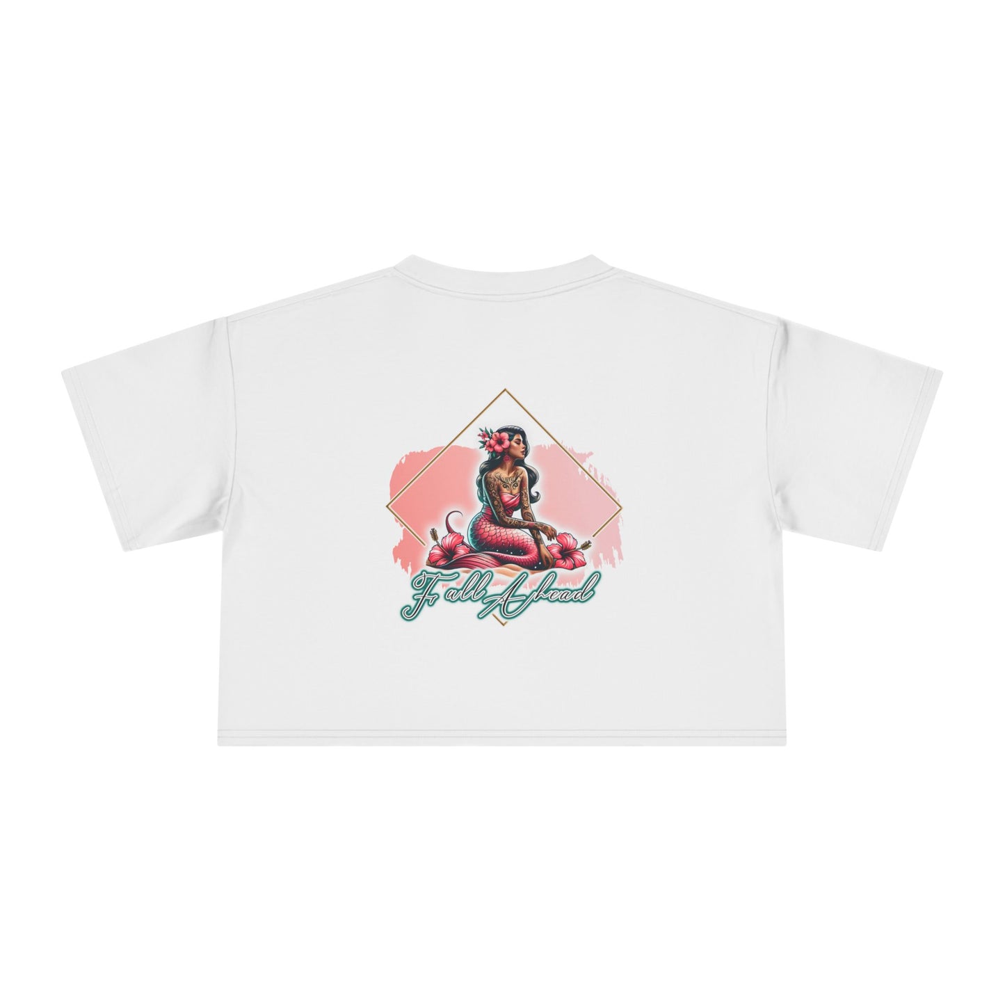 Women's Crop Tee Tatted Mermaid