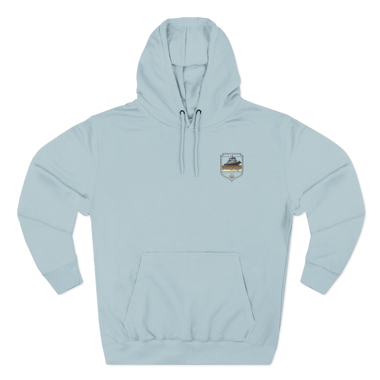 Nautical Theme Fleece Hoodie - Perfect for Boat Lovers, Casual Wear, Gifting, Holidays and Layering