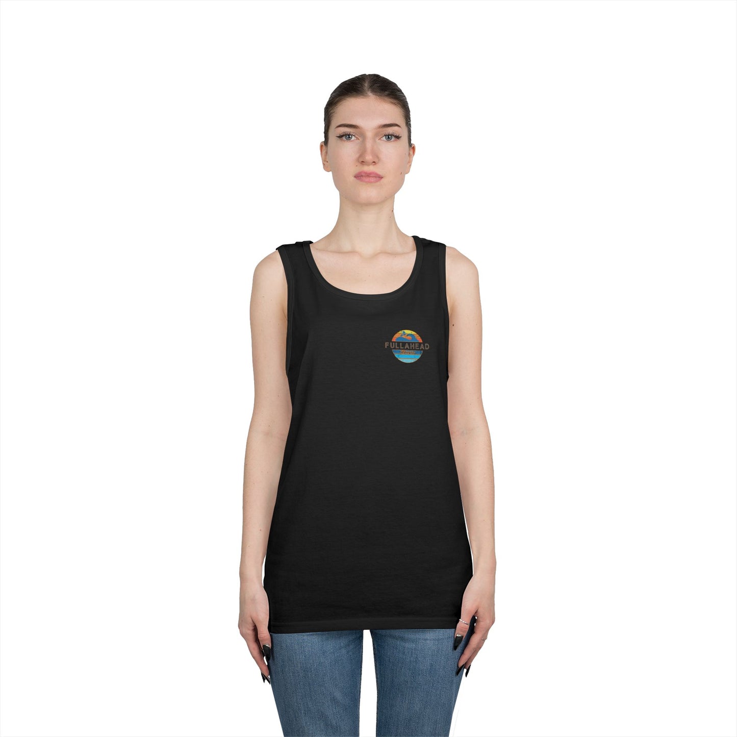 Unisex Vintage Beach Tank Top, Casual Summer Wear, Gift for Beach Lovers, Trendy Graphic Tee, Vacation Outfit, Beach Party Essential