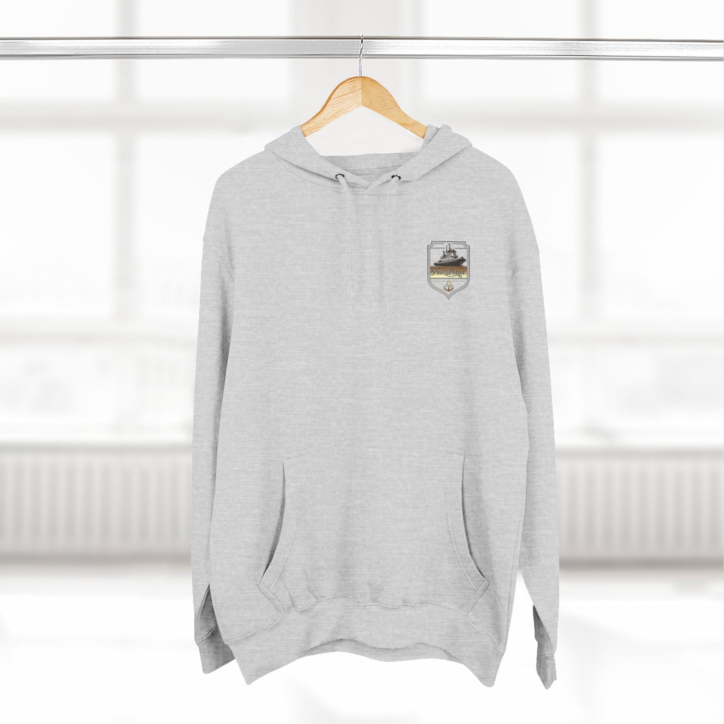 Nautical Theme Fleece Hoodie - Perfect for Boat Lovers, Casual Wear, Gifting, Holidays and Layering