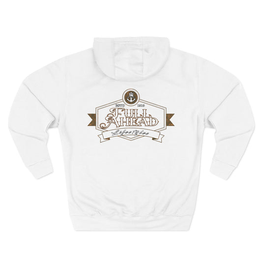 Nautical Three-Panel Fleece Hoodie