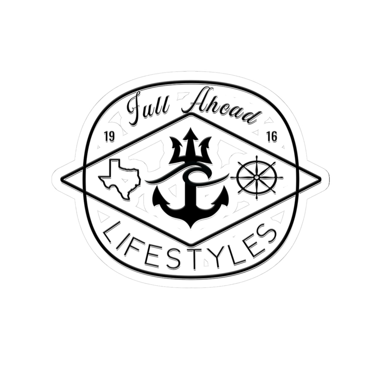 Nautical Adventure Kiss-Cut Stickers, Laptop Decals, Travel Decor, Marine Enthusiast Gifts, Custom Stickers, Waterproof Vinyl
