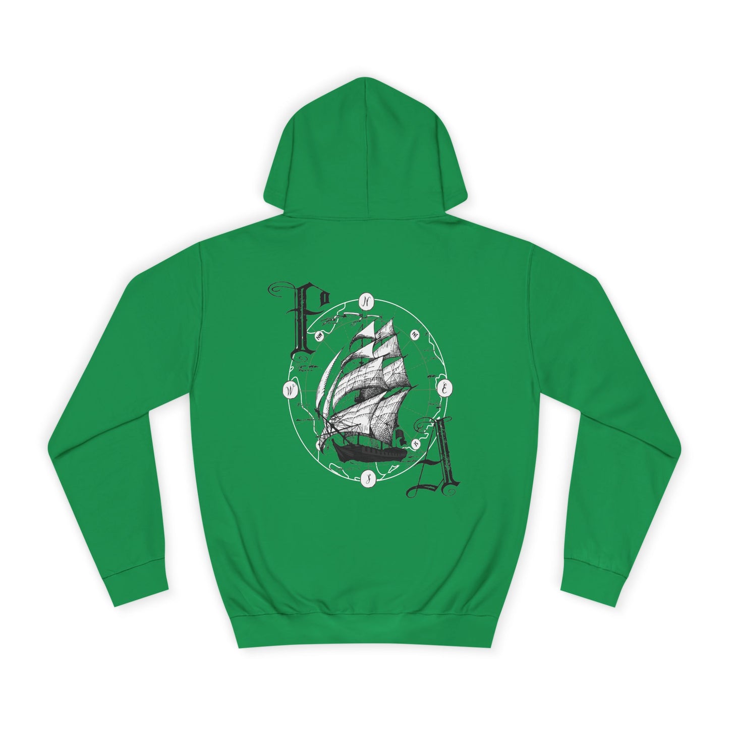 Nautical Adventure Hoodie - Unisex College Style Sweatshirt, Perfect for Students, Gifts for Graduates, Casual Wear, Nautical Themed Fashion
