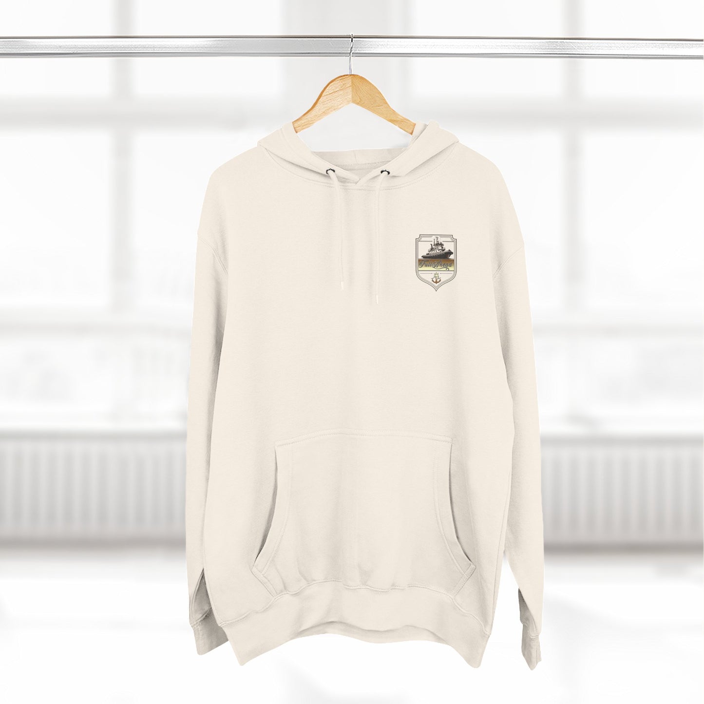 Nautical Theme Fleece Hoodie - Perfect for Boat Lovers, Casual Wear, Gifting, Holidays and Layering