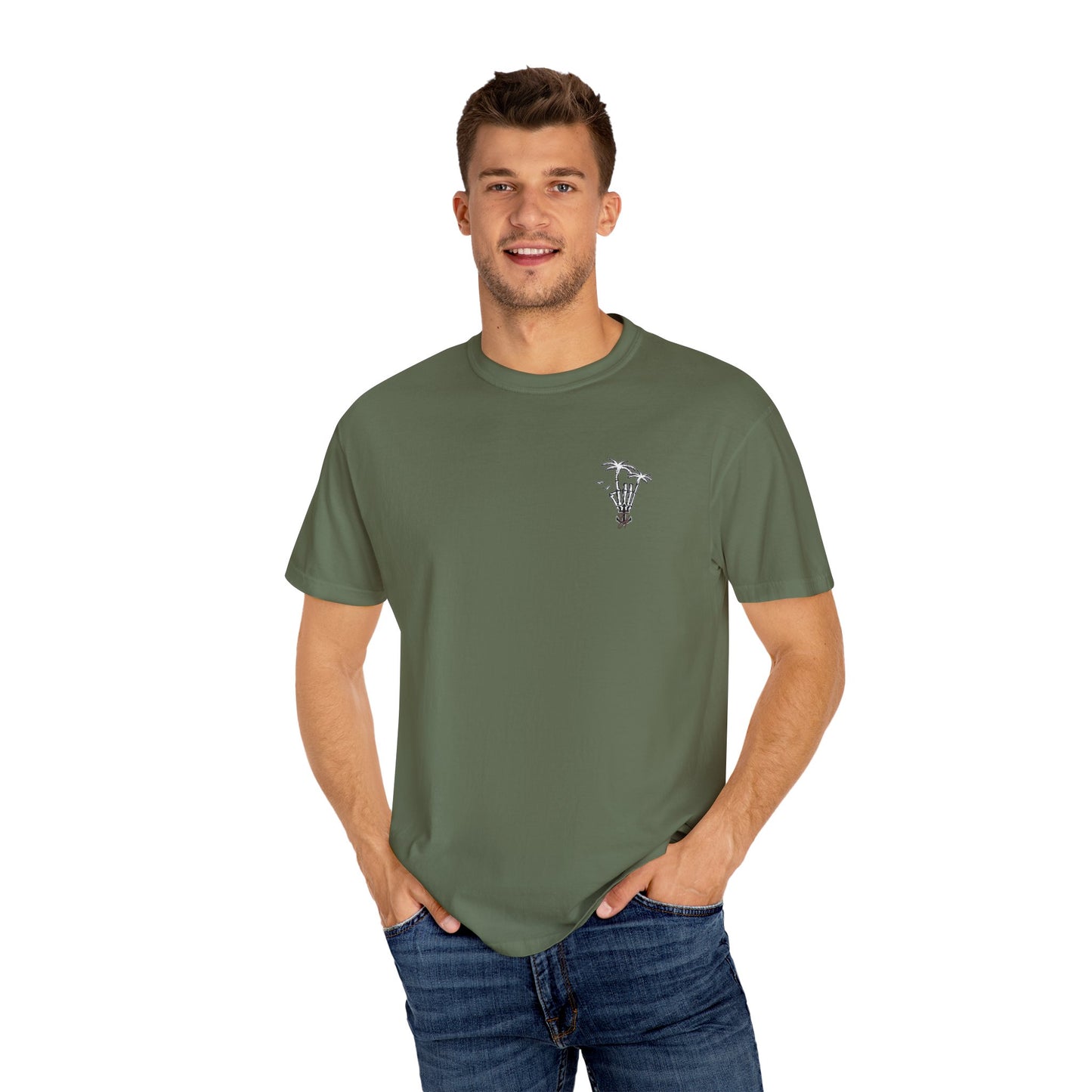 Tropical Vibes Skeleton T-Shirt