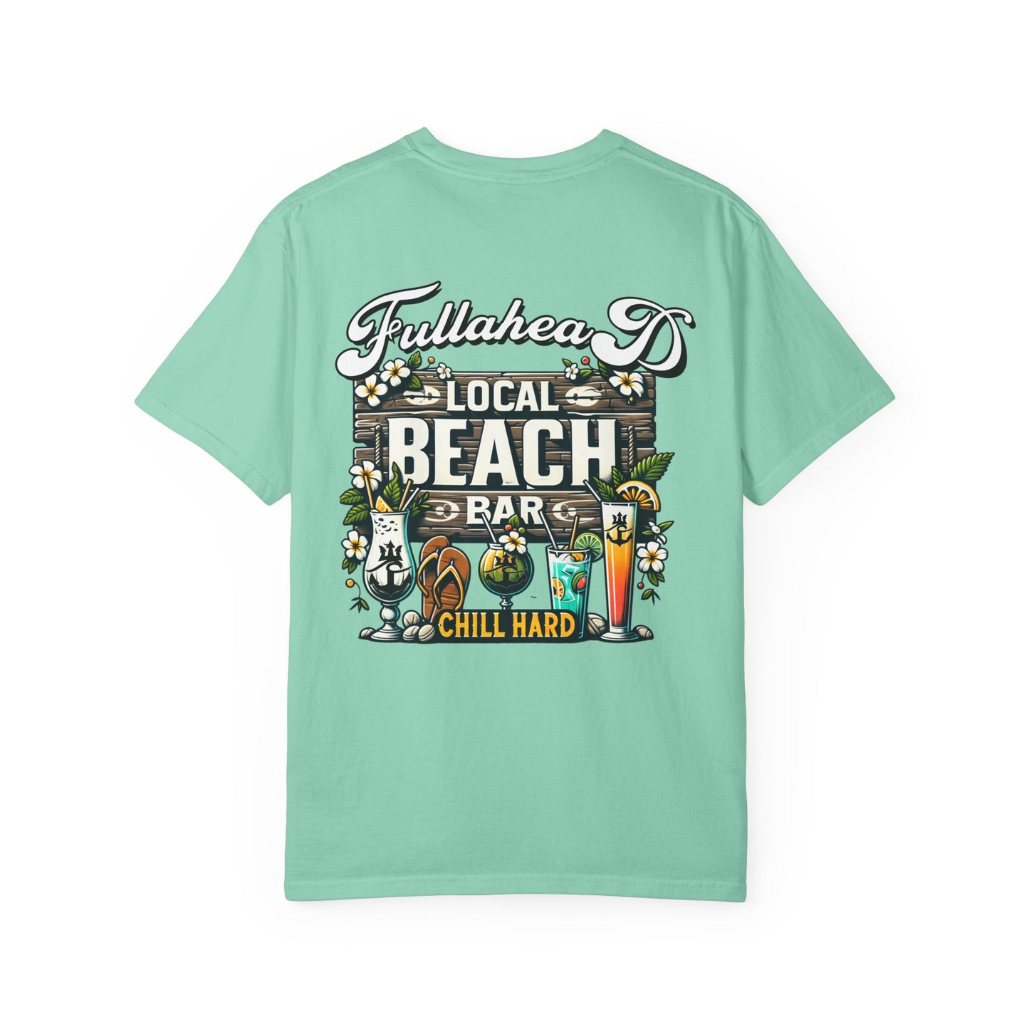 Beach Bar Vibes Unisex T-Shirt | Chill Hard Graphic Tee, Summer Sessions, Vacation Style, Gift for Beach Lovers, Casual Wear