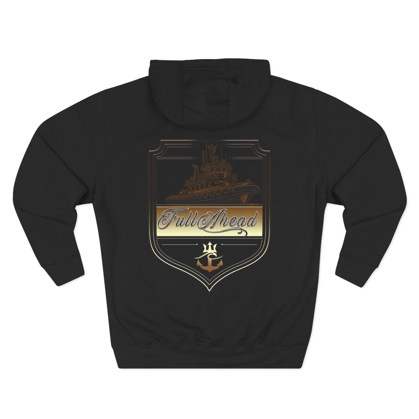 Nautical Theme Fleece Hoodie - Perfect for Boat Lovers, Casual Wear, Gifting, Holidays and Layering