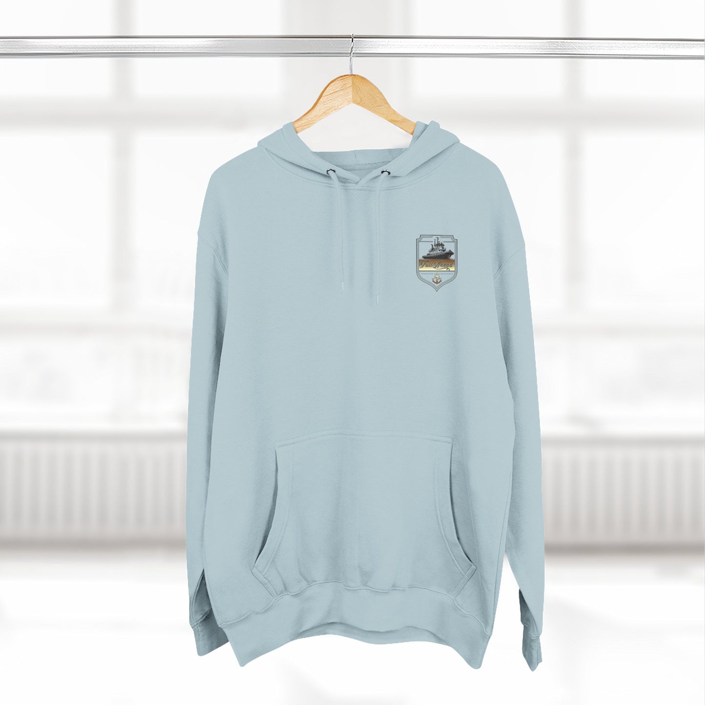 Nautical Theme Fleece Hoodie - Perfect for Boat Lovers, Casual Wear, Gifting, Holidays and Layering