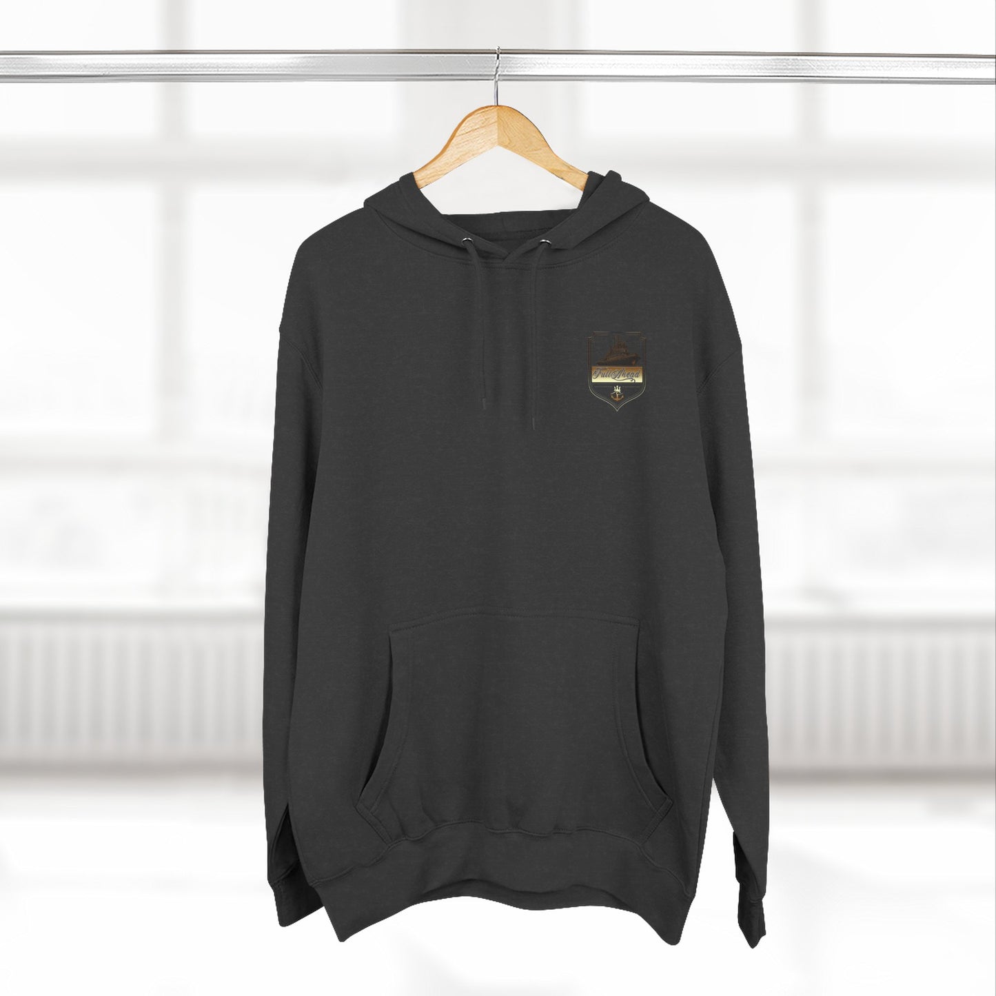 Nautical Theme Fleece Hoodie - Perfect for Boat Lovers, Casual Wear, Gifting, Holidays and Layering