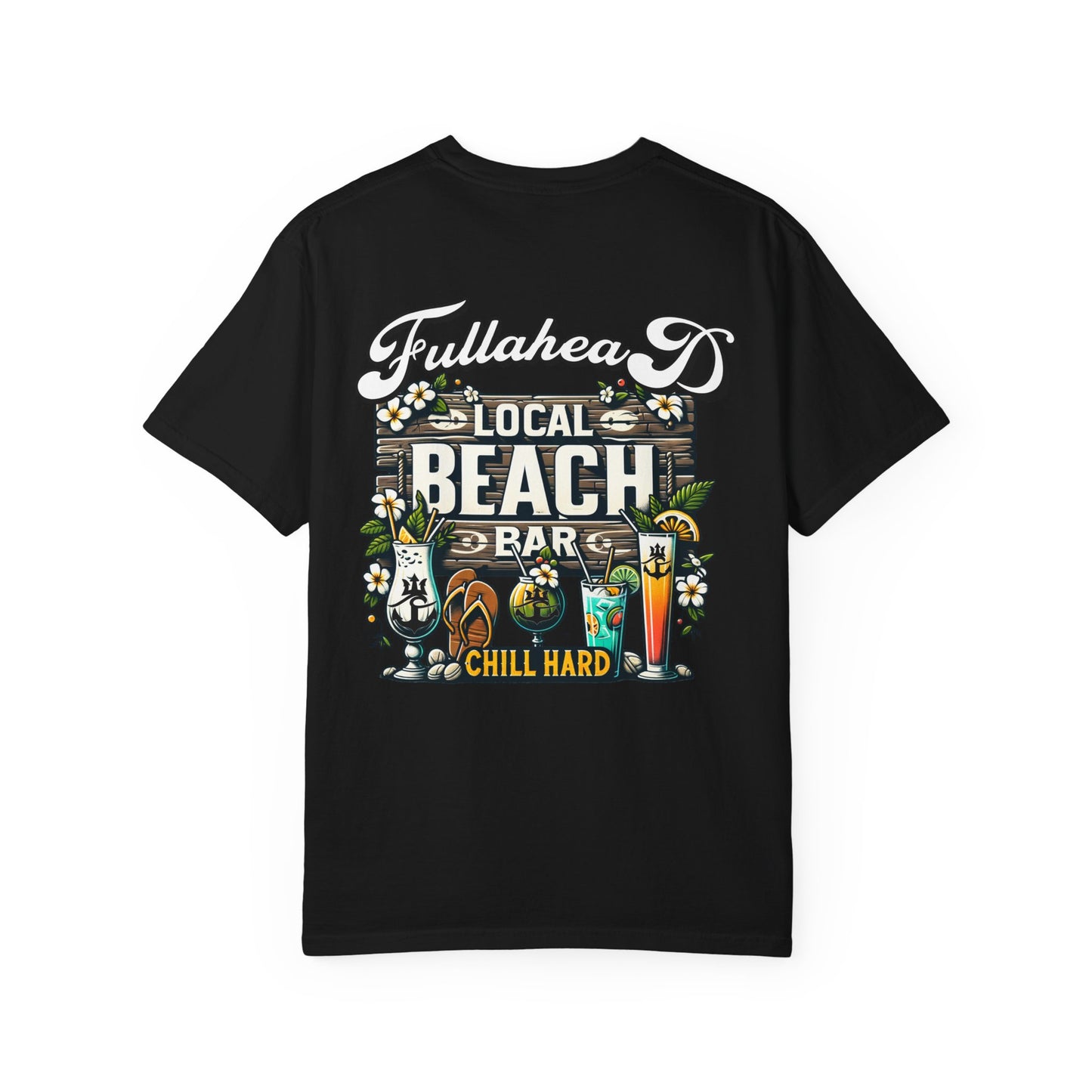 Beach Bar Vibes Unisex T-Shirt | Chill Hard Graphic Tee, Summer Sessions, Vacation Style, Gift for Beach Lovers, Casual Wear