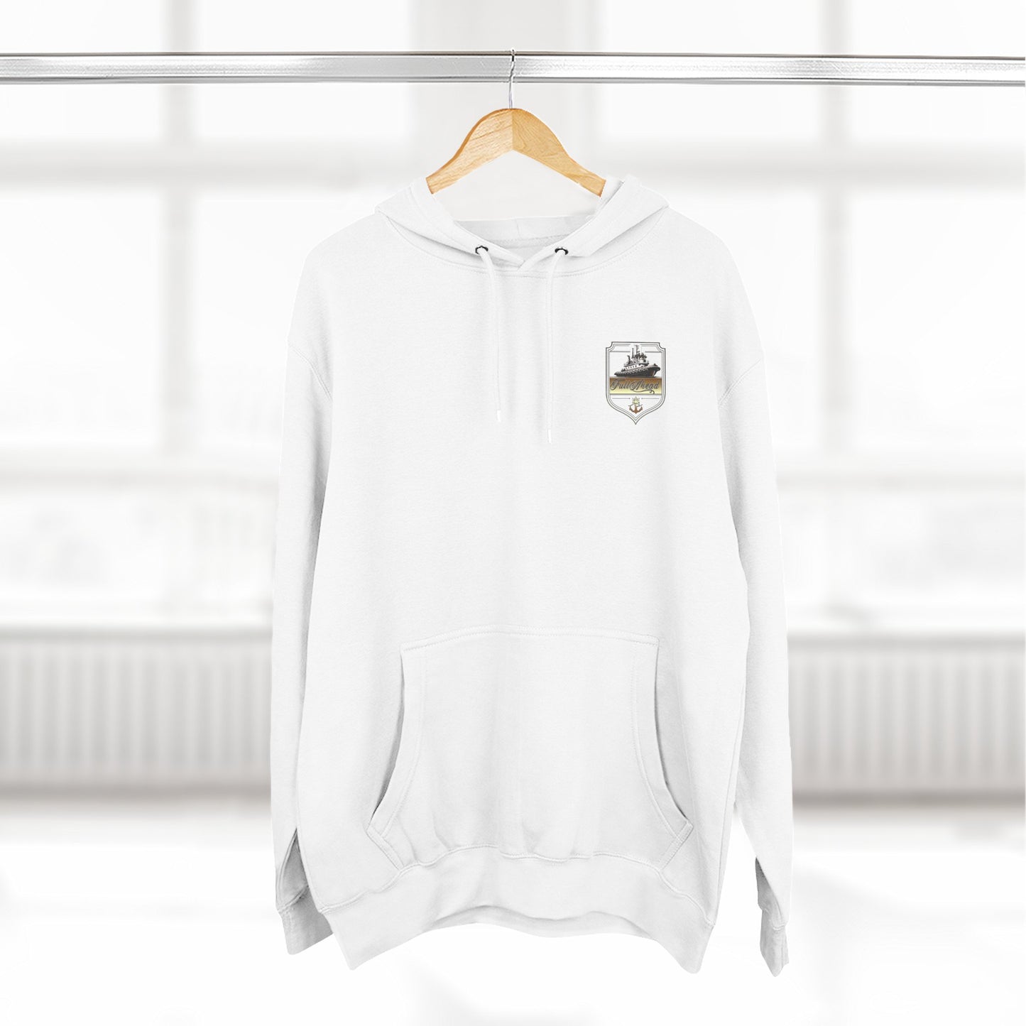 Nautical Theme Fleece Hoodie - Perfect for Boat Lovers, Casual Wear, Gifting, Holidays and Layering