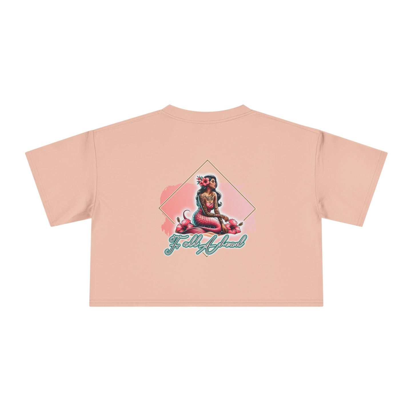 Women's Crop Tee Tatted Mermaid