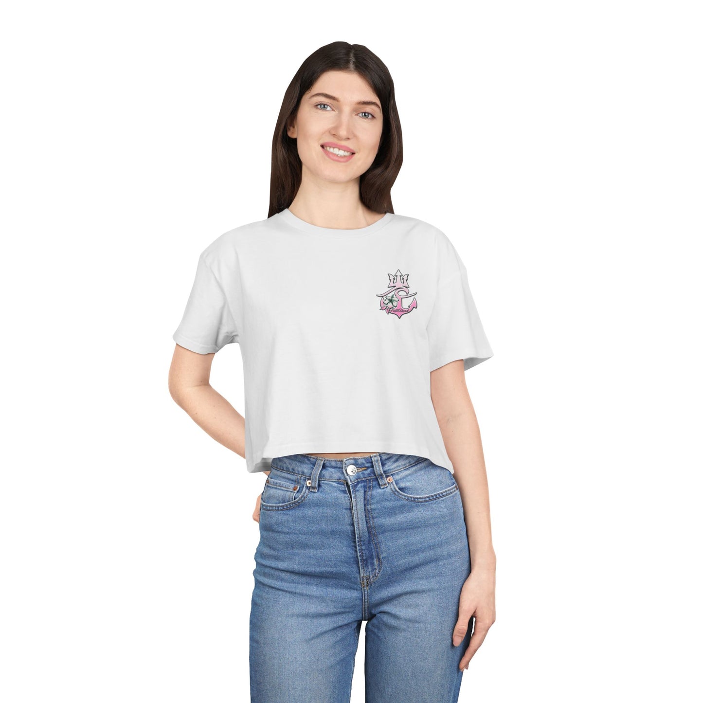 Women's Crop Tee Tatted Mermaid