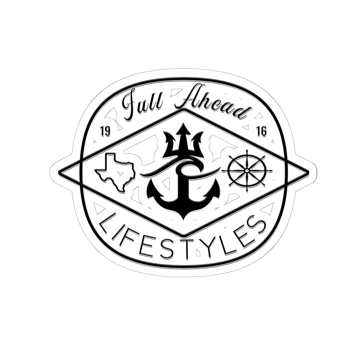Nautical Adventure Kiss-Cut Stickers, Laptop Decals, Travel Decor, Marine Enthusiast Gifts, Custom Stickers, Waterproof Vinyl