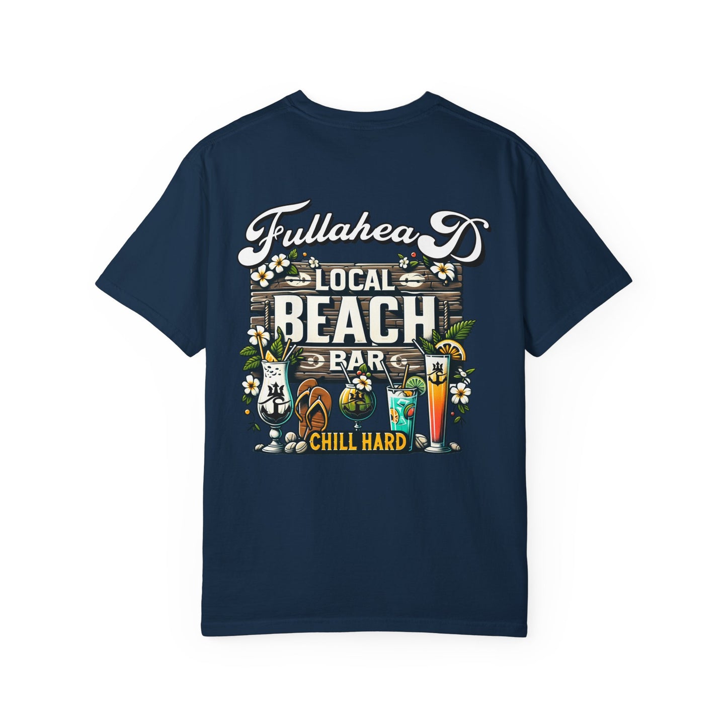 Beach Bar Vibes Unisex T-Shirt | Chill Hard Graphic Tee, Summer Sessions, Vacation Style, Gift for Beach Lovers, Casual Wear