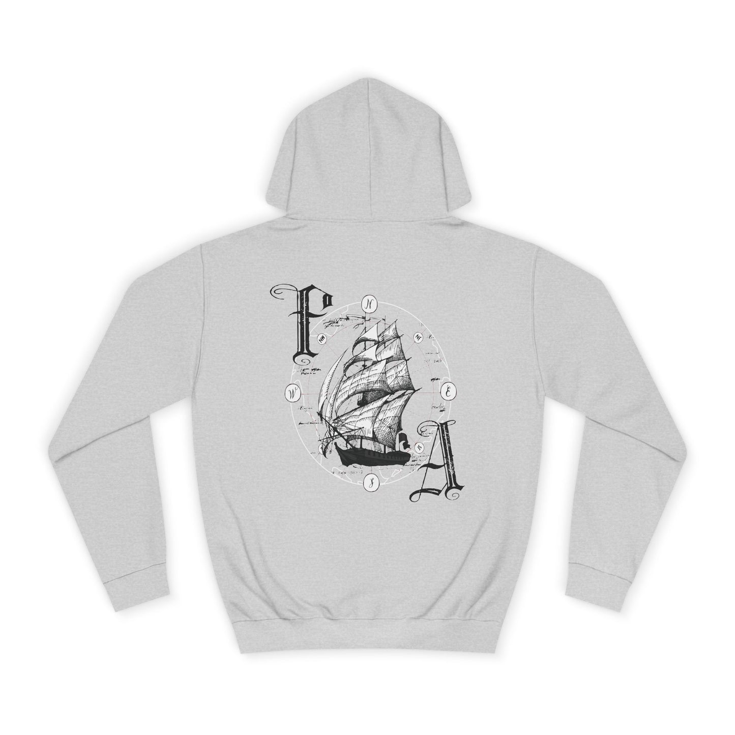 Nautical Adventure Hoodie - Unisex College Style Sweatshirt, Perfect for Students, Gifts for Graduates, Casual Wear, Nautical Themed Fashion