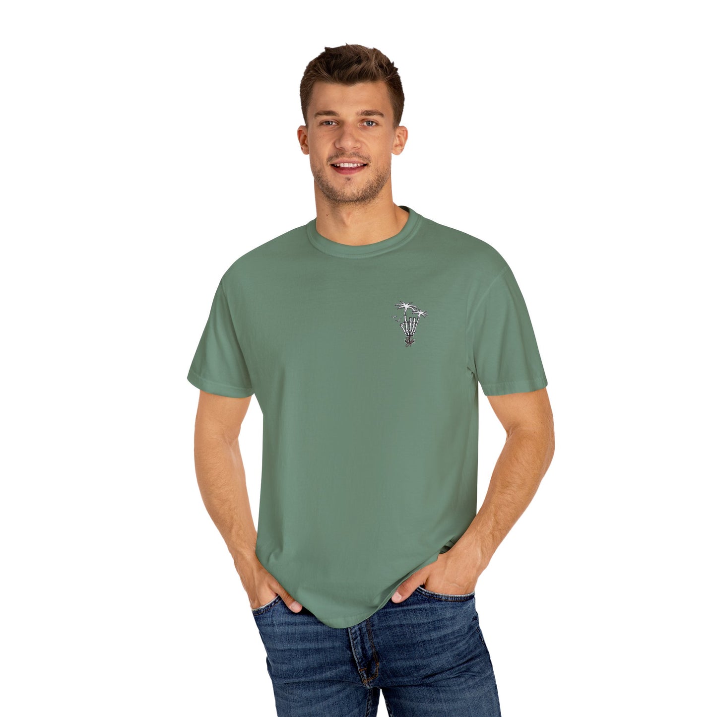 Tropical Vibes Skeleton T-Shirt
