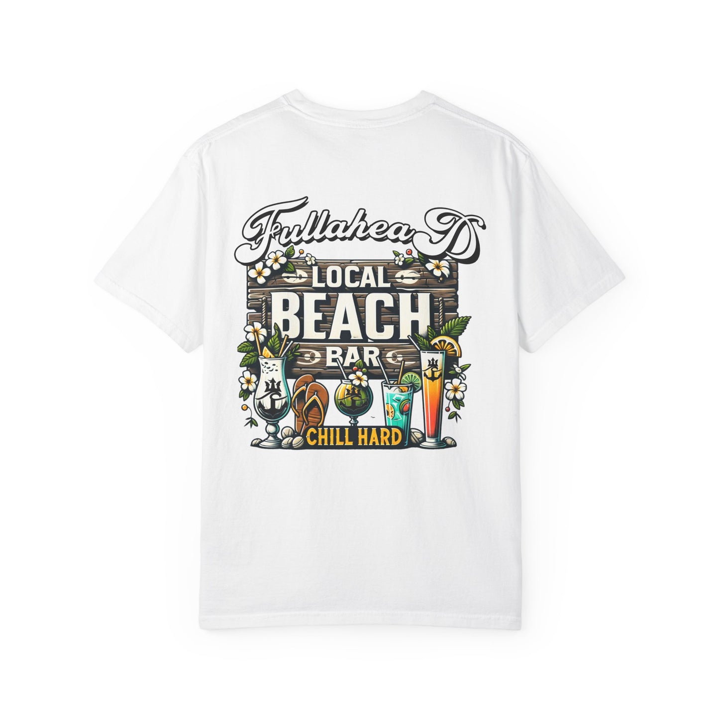 Beach Bar Vibes Unisex T-Shirt | Chill Hard Graphic Tee, Summer Sessions, Vacation Style, Gift for Beach Lovers, Casual Wear