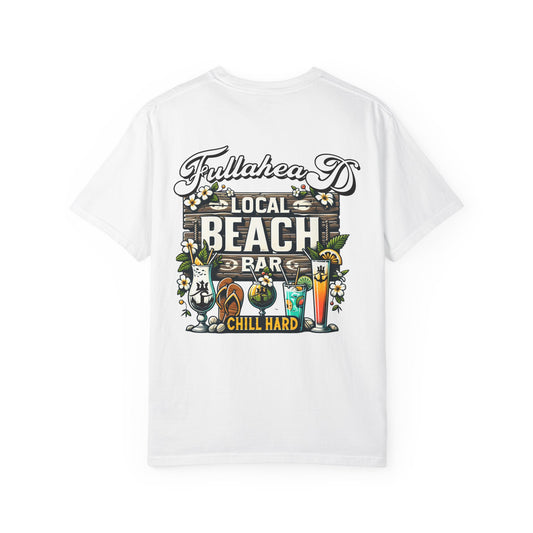 Beach Bar Vibes Unisex T-Shirt | Chill Hard Graphic Tee, Summer Sessions, Vacation Style, Gift for Beach Lovers, Casual Wear