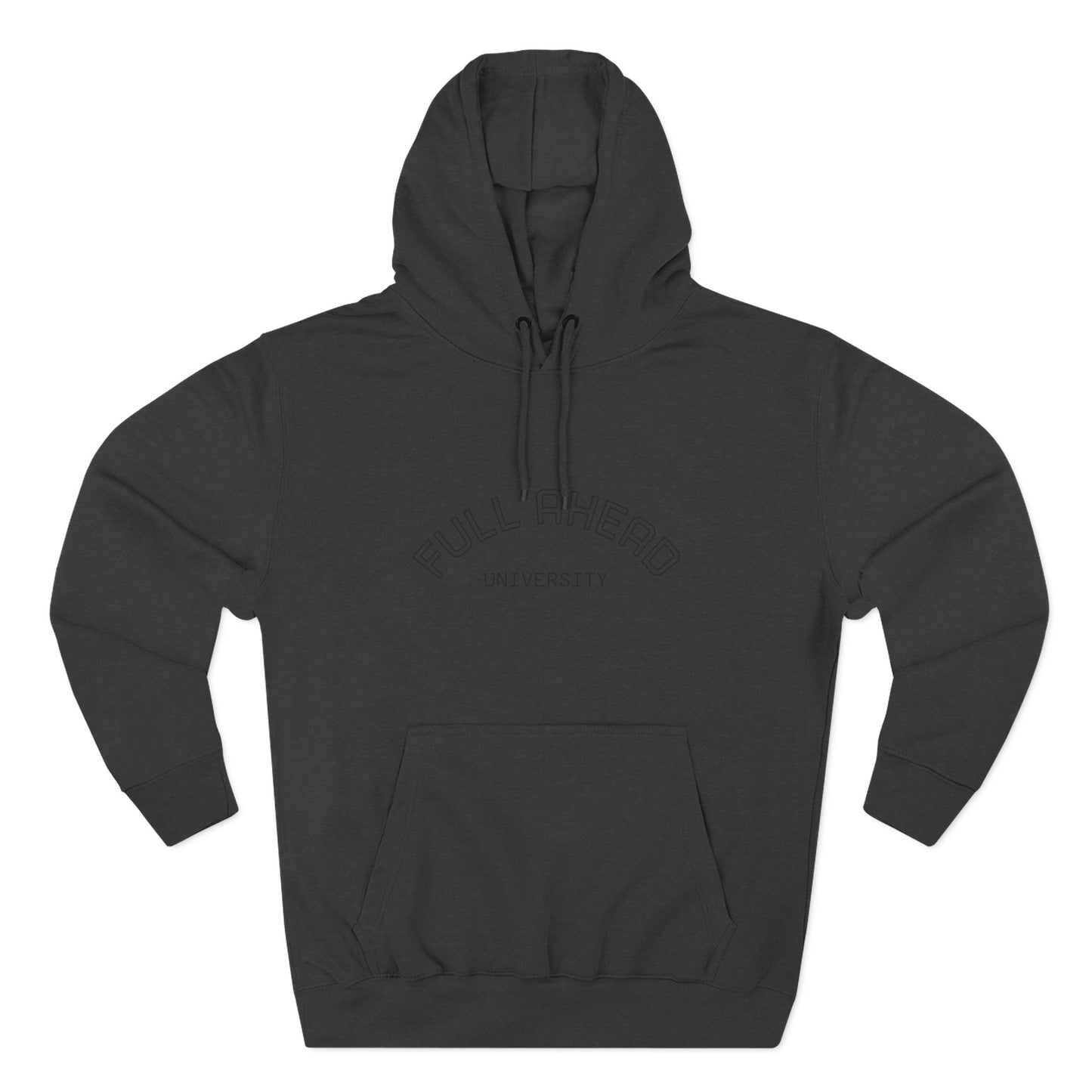 Cozy Fleece Hoodie for College Students, Full Ahead Design, Perfect for Casual Outings, Gifts for Graduates, Nautical Style