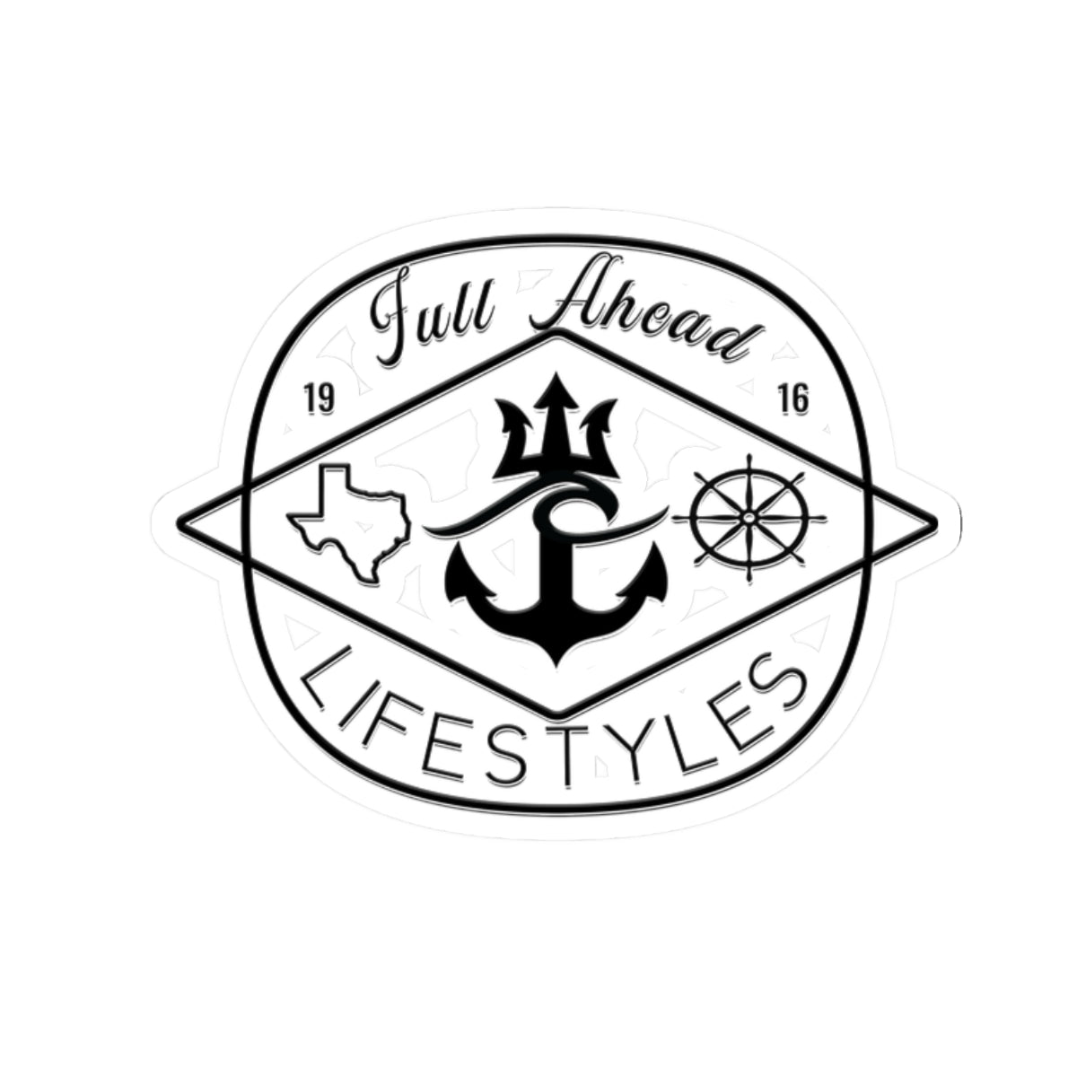 Nautical Adventure Kiss-Cut Stickers, Laptop Decals, Travel Decor, Marine Enthusiast Gifts, Custom Stickers, Waterproof Vinyl