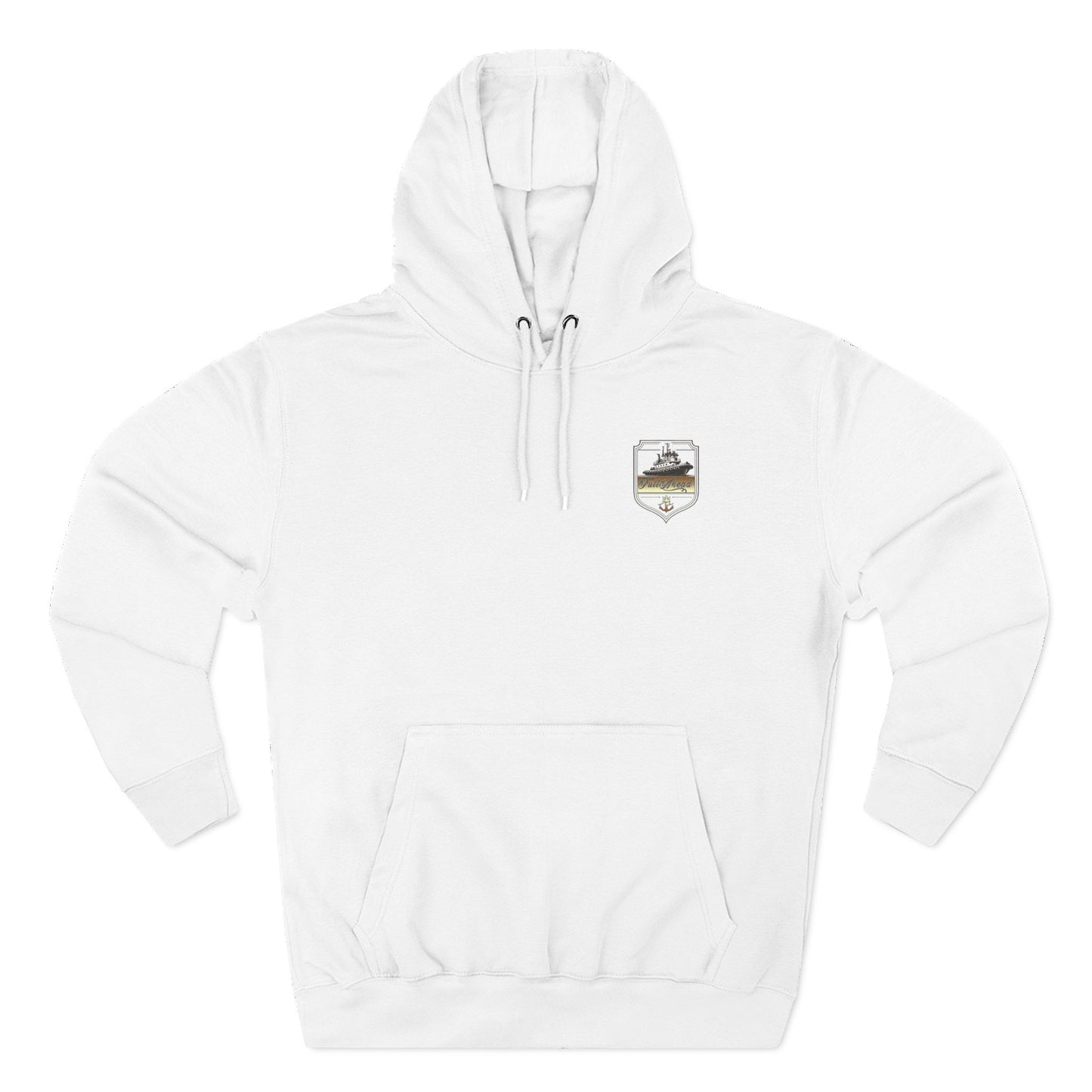 Nautical Theme Fleece Hoodie - Perfect for Boat Lovers, Casual Wear, Gifting, Holidays and Layering