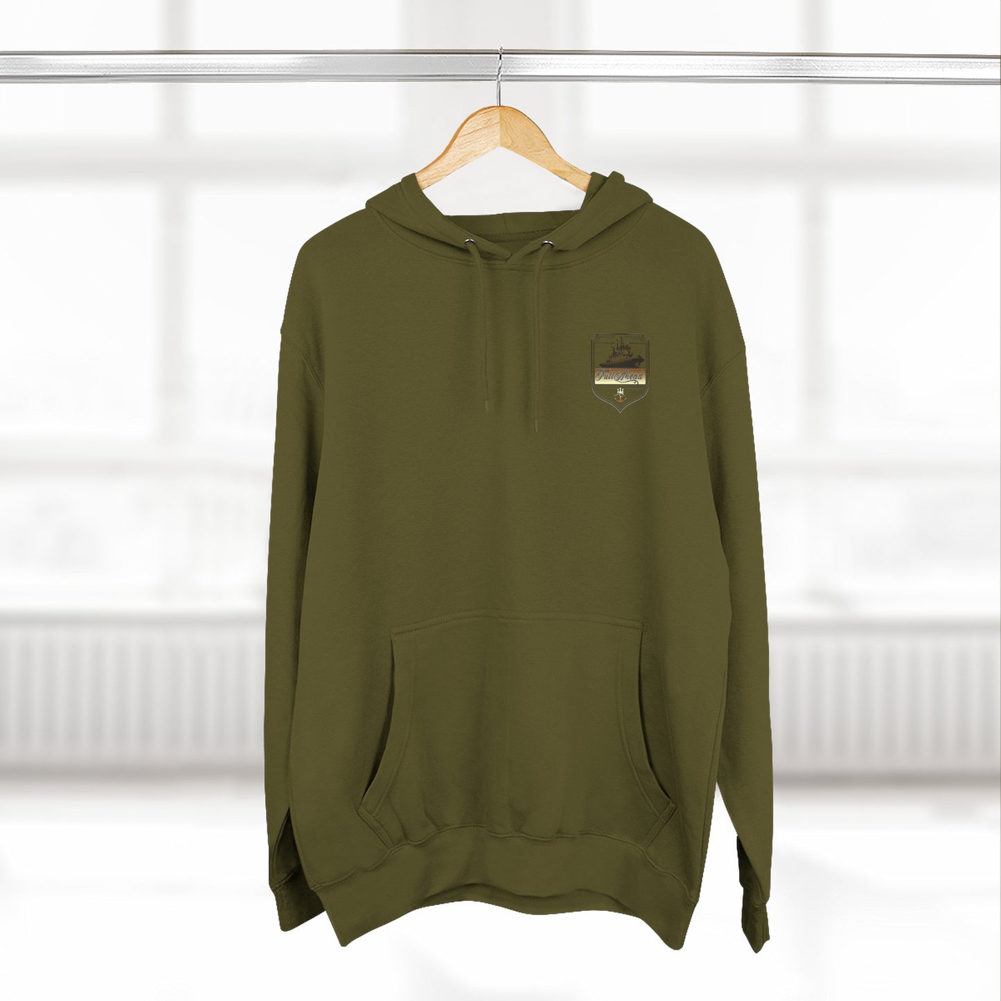 Nautical Theme Fleece Hoodie - Perfect for Boat Lovers, Casual Wear, Gifting, Holidays and Layering