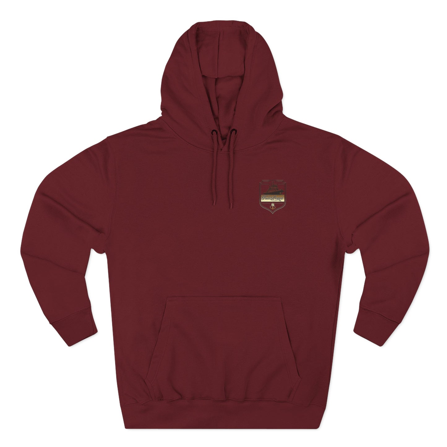 Nautical Theme Fleece Hoodie - Perfect for Boat Lovers, Casual Wear, Gifting, Holidays and Layering
