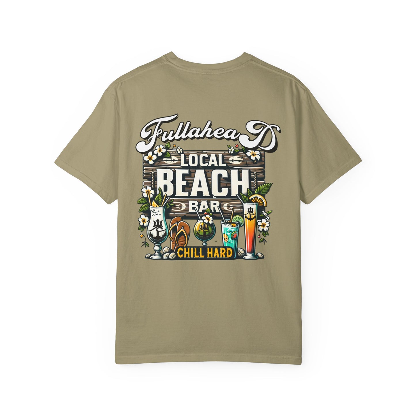 Beach Bar Vibes Unisex T-Shirt | Chill Hard Graphic Tee, Summer Sessions, Vacation Style, Gift for Beach Lovers, Casual Wear