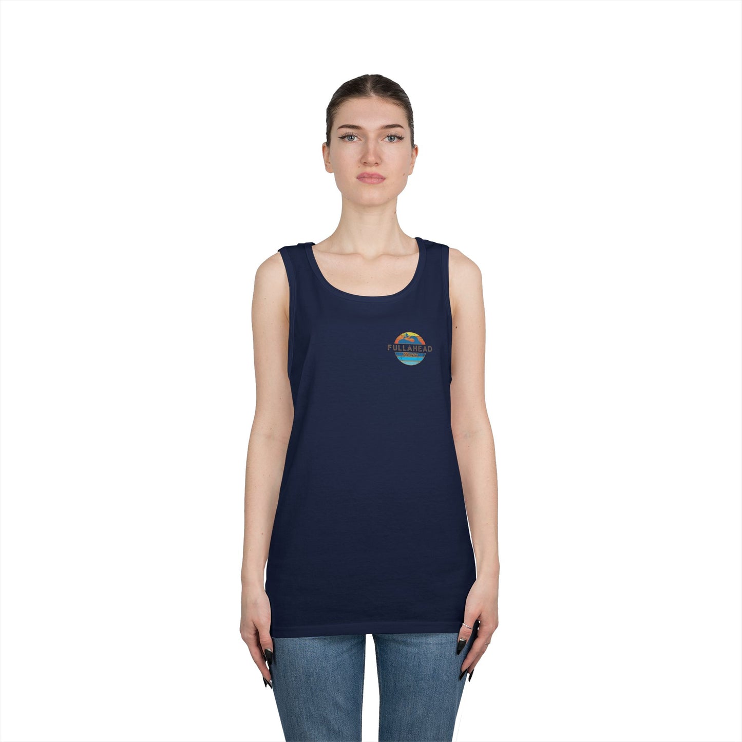 Unisex Vintage Beach Tank Top, Casual Summer Wear, Gift for Beach Lovers, Trendy Graphic Tee, Vacation Outfit, Beach Party Essential