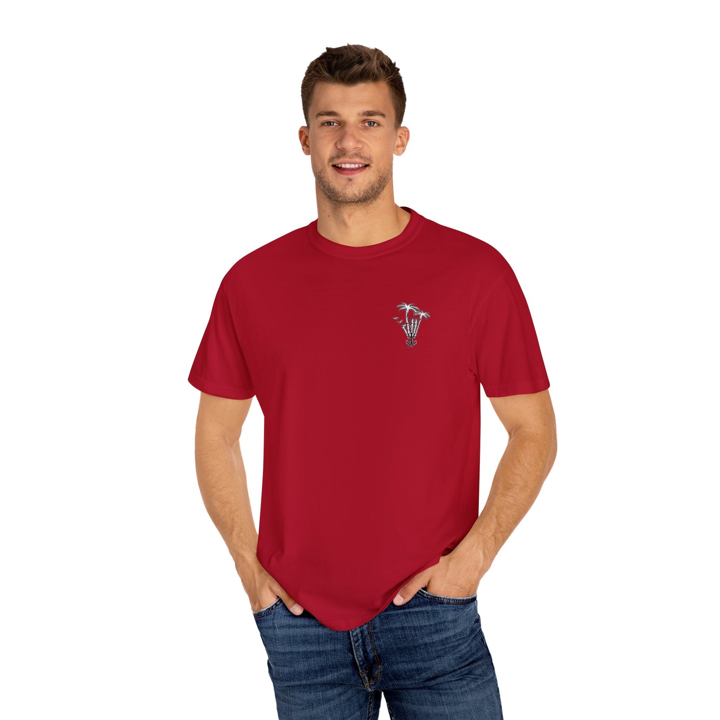 Tropical Vibes Skeleton T-Shirt