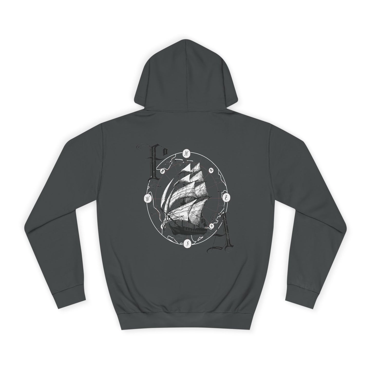 Nautical Adventure Hoodie - Unisex College Style Sweatshirt, Perfect for Students, Gifts for Graduates, Casual Wear, Nautical Themed Fashion