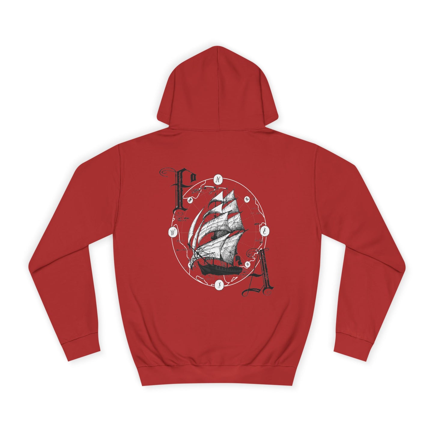 Nautical Adventure Hoodie - Unisex College Style Sweatshirt, Perfect for Students, Gifts for Graduates, Casual Wear, Nautical Themed Fashion