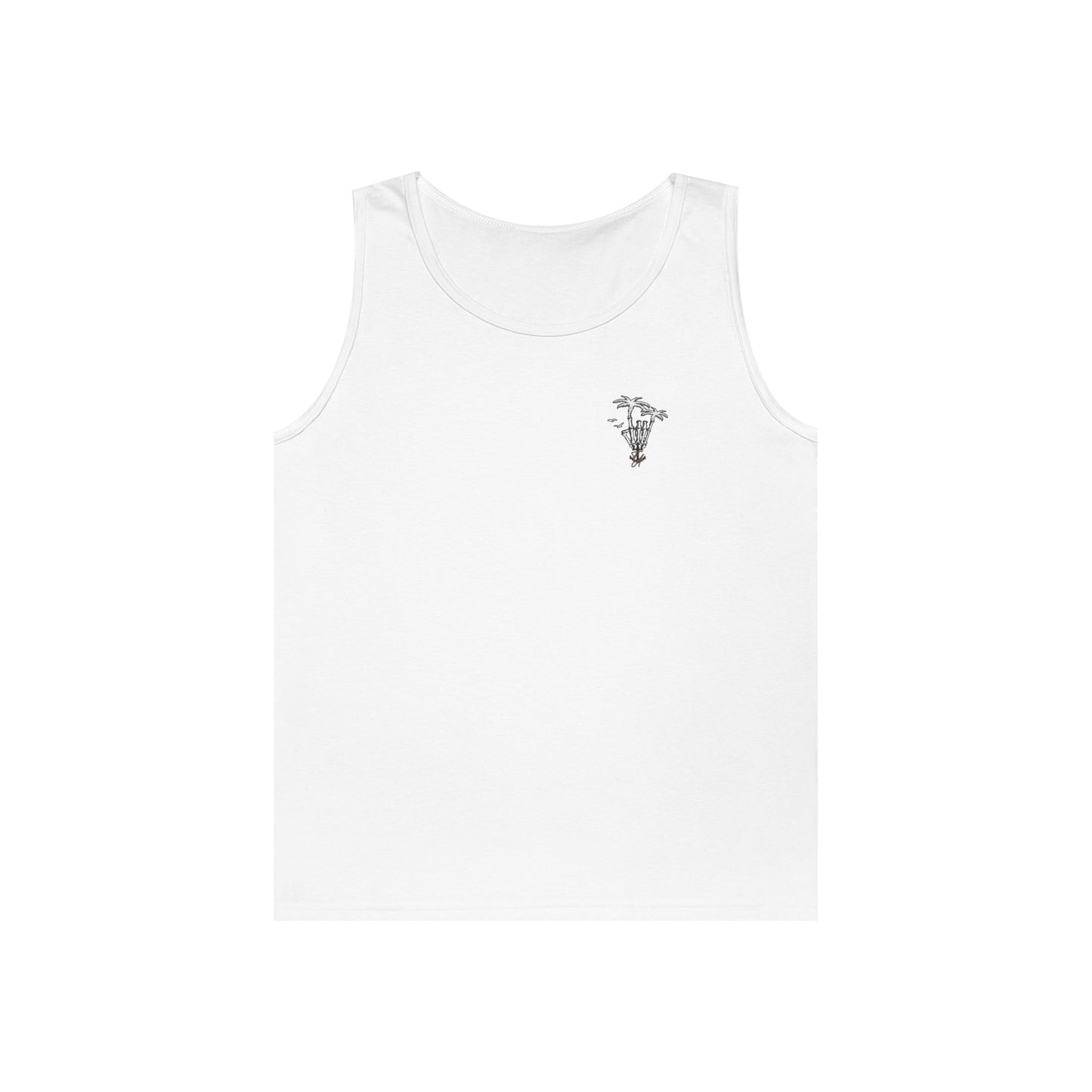 Chill Vibes Unisex Heavy Cotton Tank Top | Summer Relaxation, Beachwear, Vacation Outfit, Gift for Him/Her, Graphic Tee