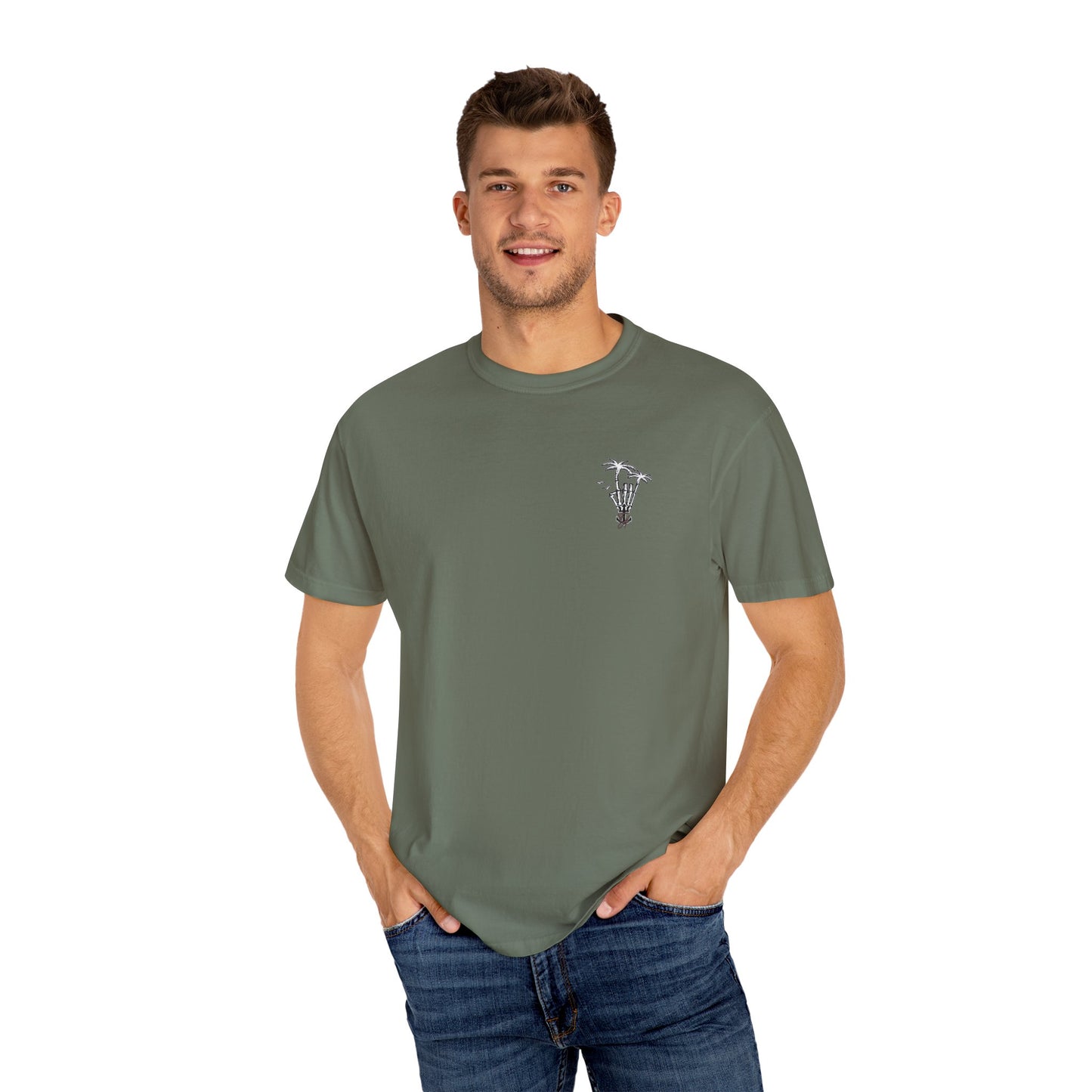 Tropical Vibes Skeleton T-Shirt