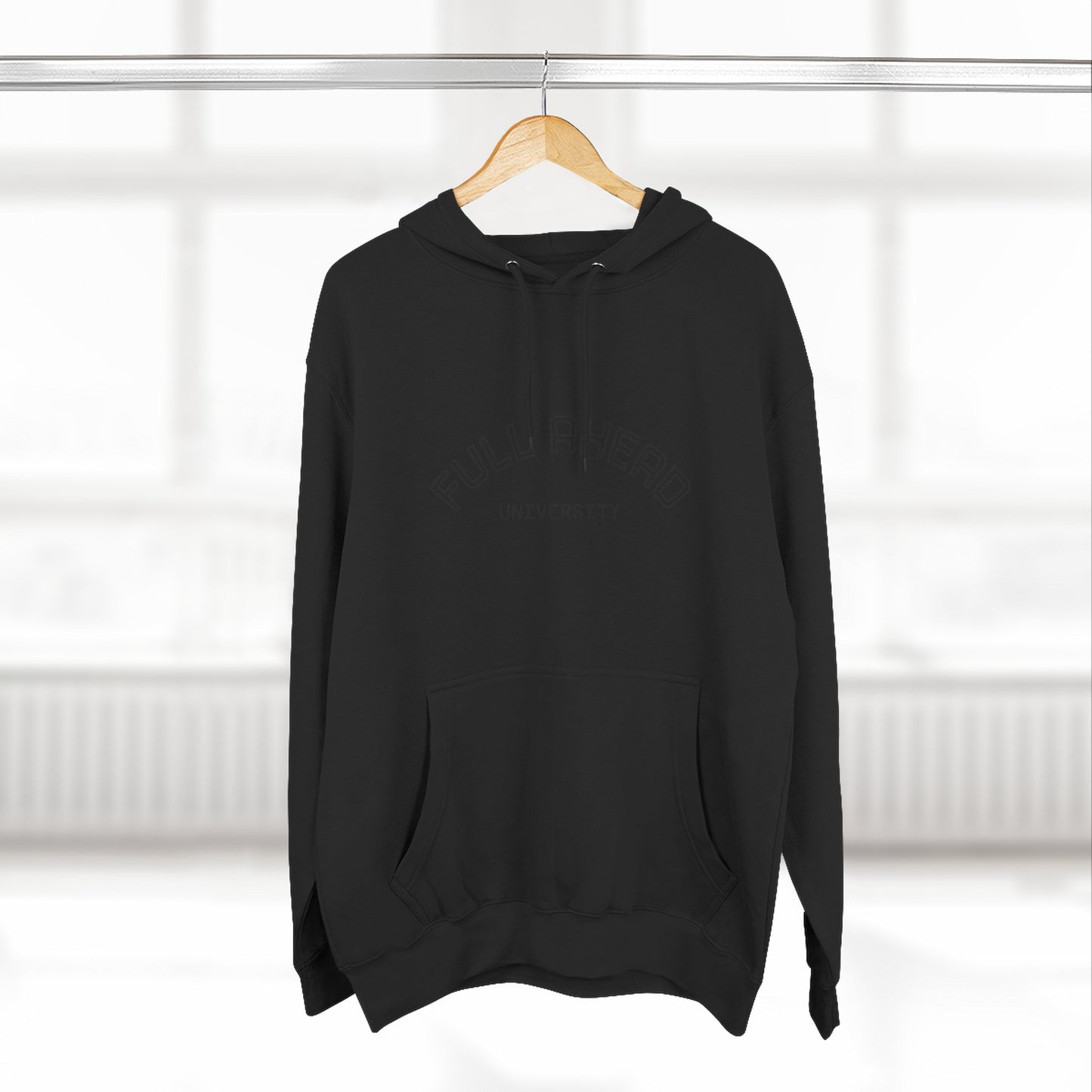 Cozy Fleece Hoodie for College Students, Full Ahead Design, Perfect for Casual Outings, Gifts for Graduates, Nautical Style