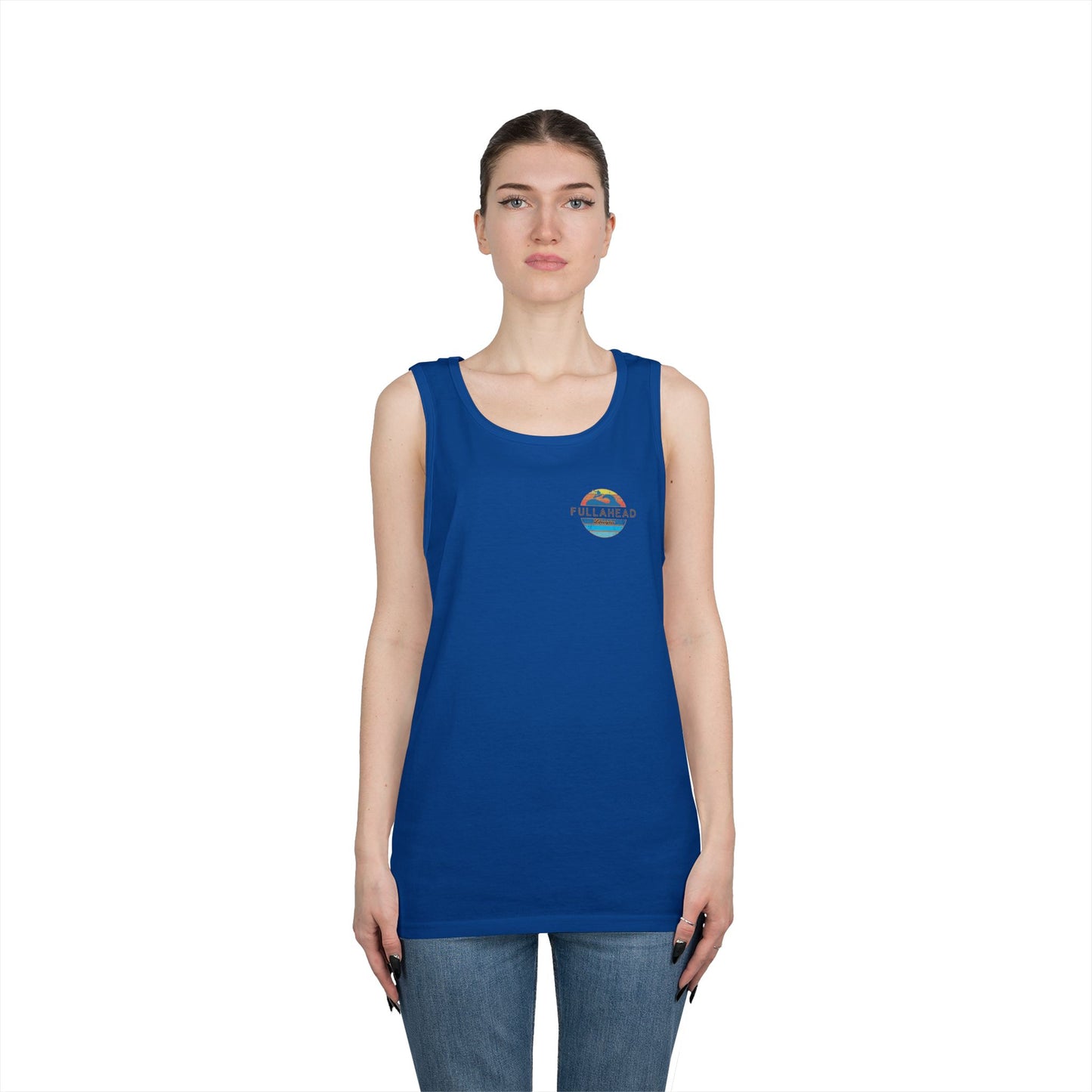 Unisex Vintage Beach Tank Top, Casual Summer Wear, Gift for Beach Lovers, Trendy Graphic Tee, Vacation Outfit, Beach Party Essential