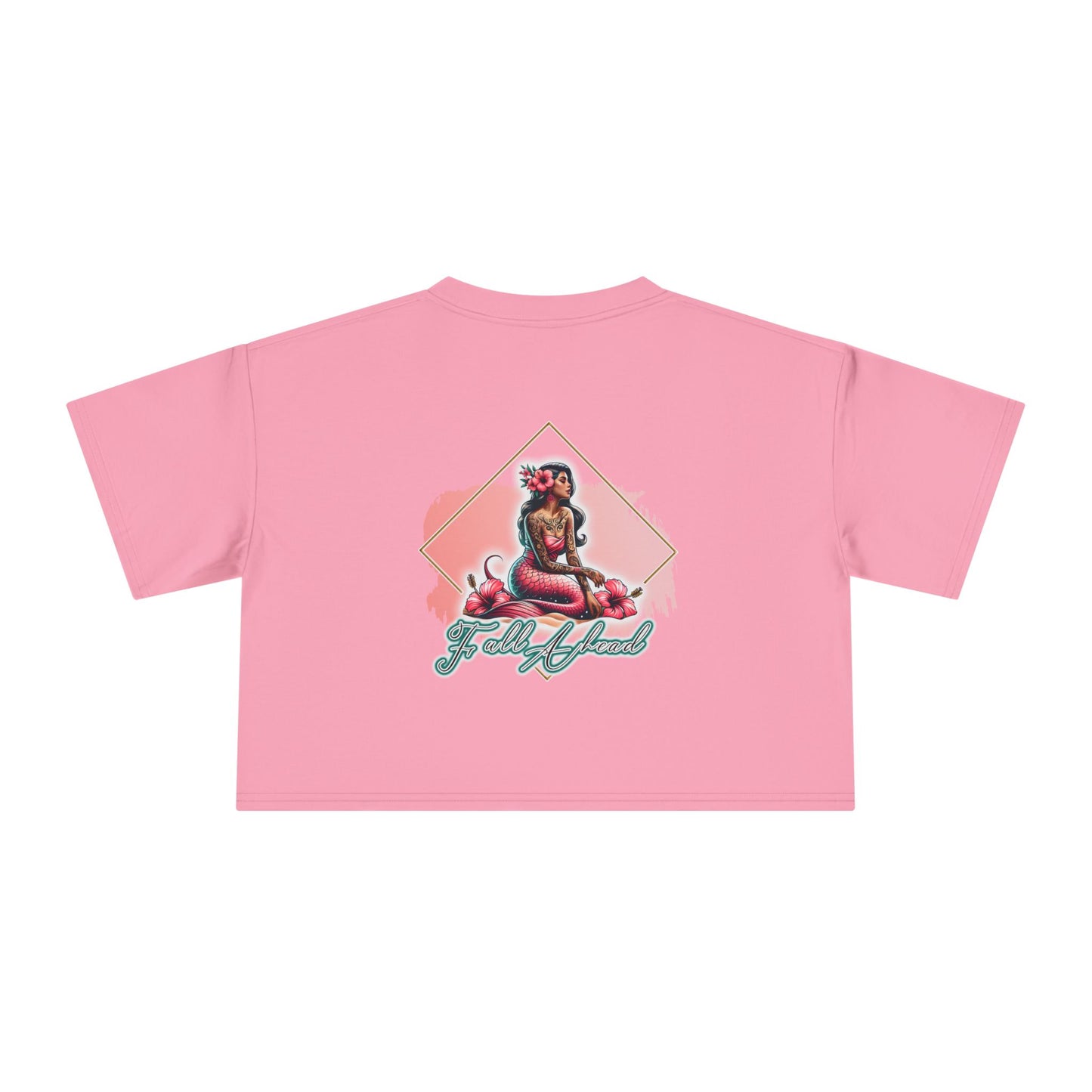 Women's Crop Tee Tatted Mermaid