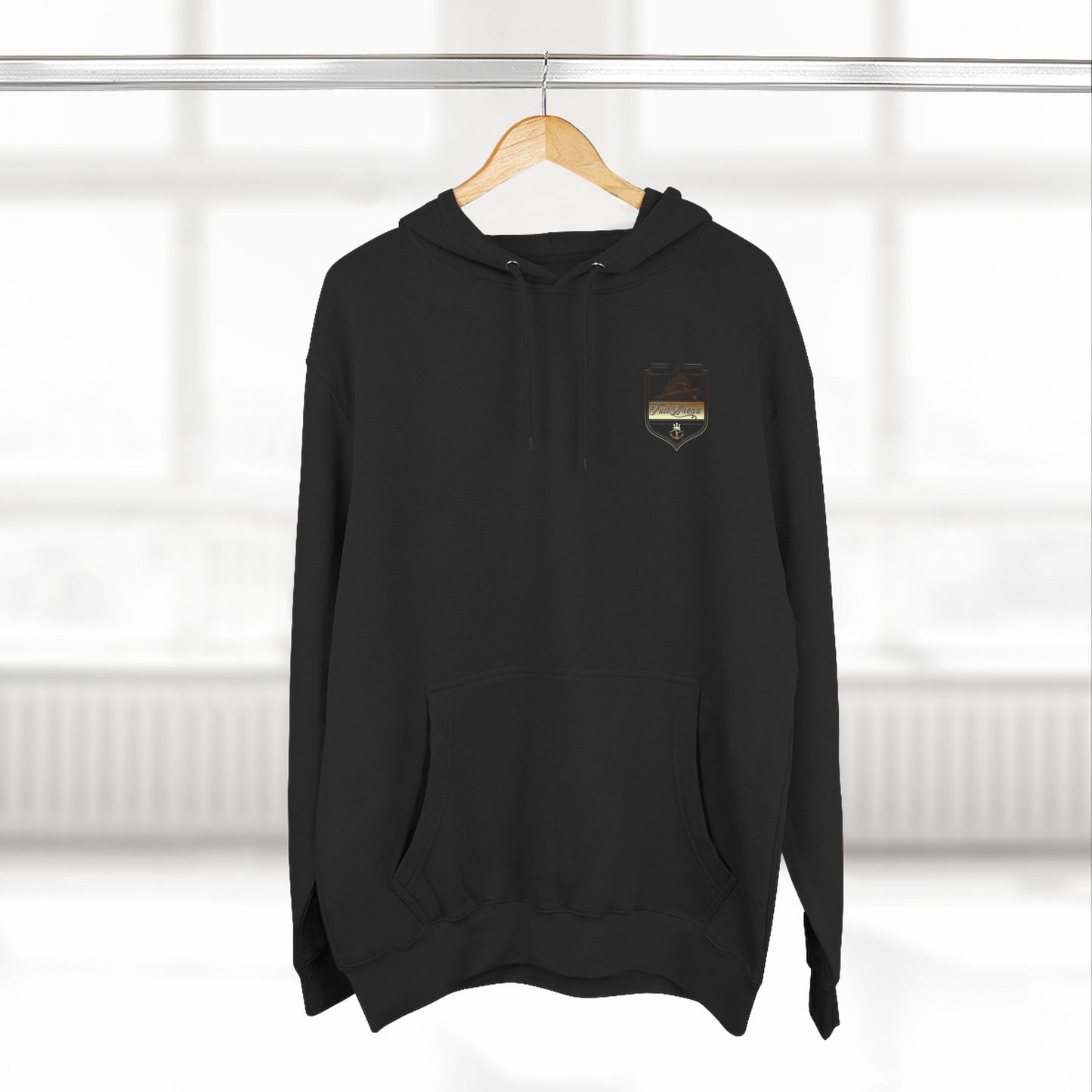 Nautical Theme Fleece Hoodie - Perfect for Boat Lovers, Casual Wear, Gifting, Holidays and Layering