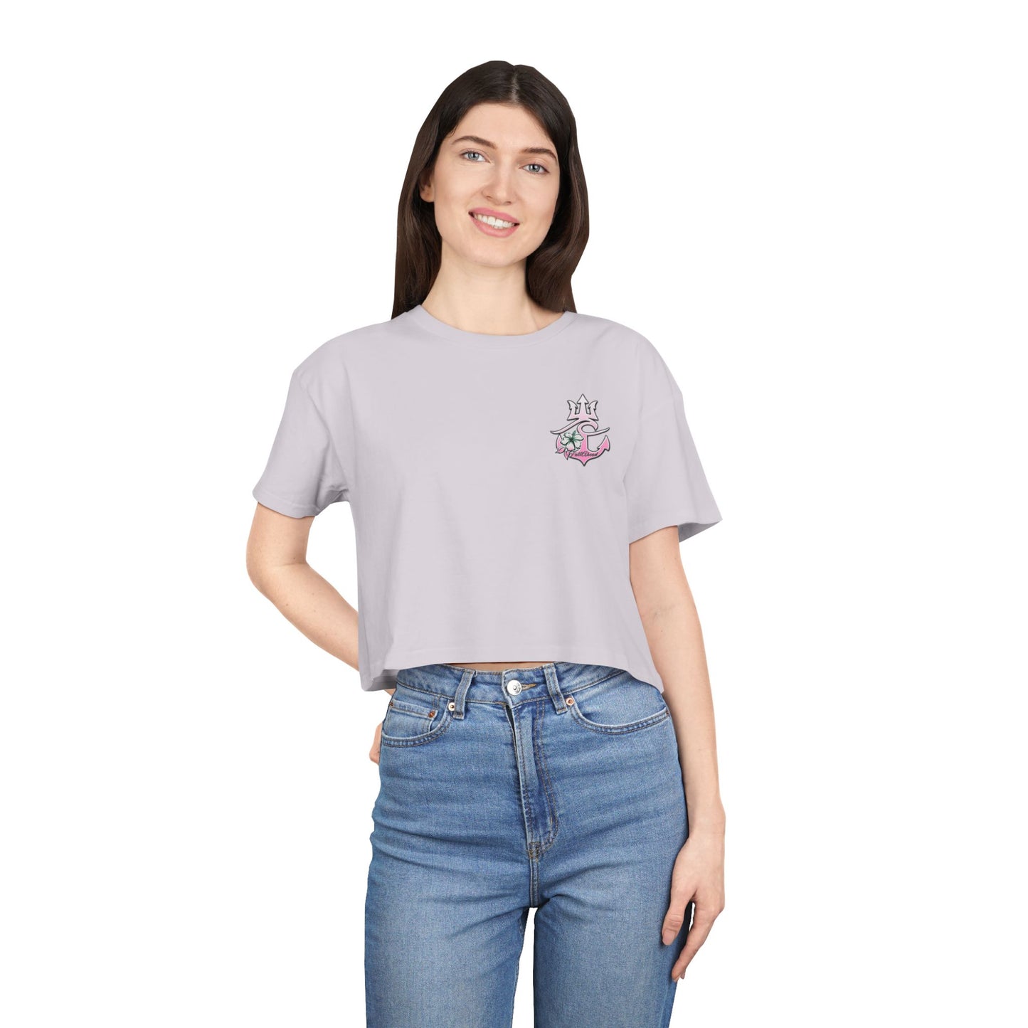 Women's Crop Tee Tatted Mermaid