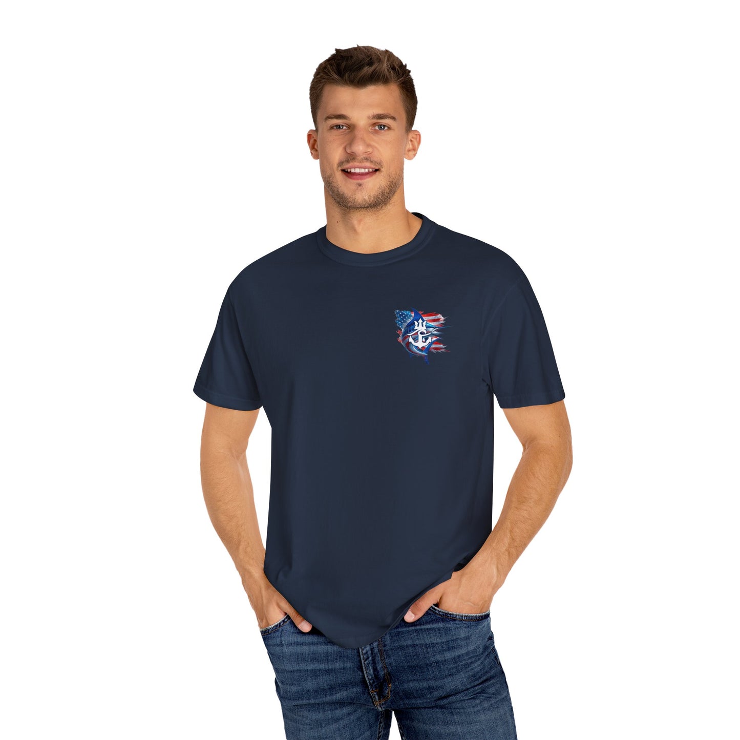 Patriotic Fish Graphic Tee