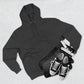 Cozy Fleece Hoodie for College Students, Full Ahead Design, Perfect for Casual Outings, Gifts for Graduates, Nautical Style