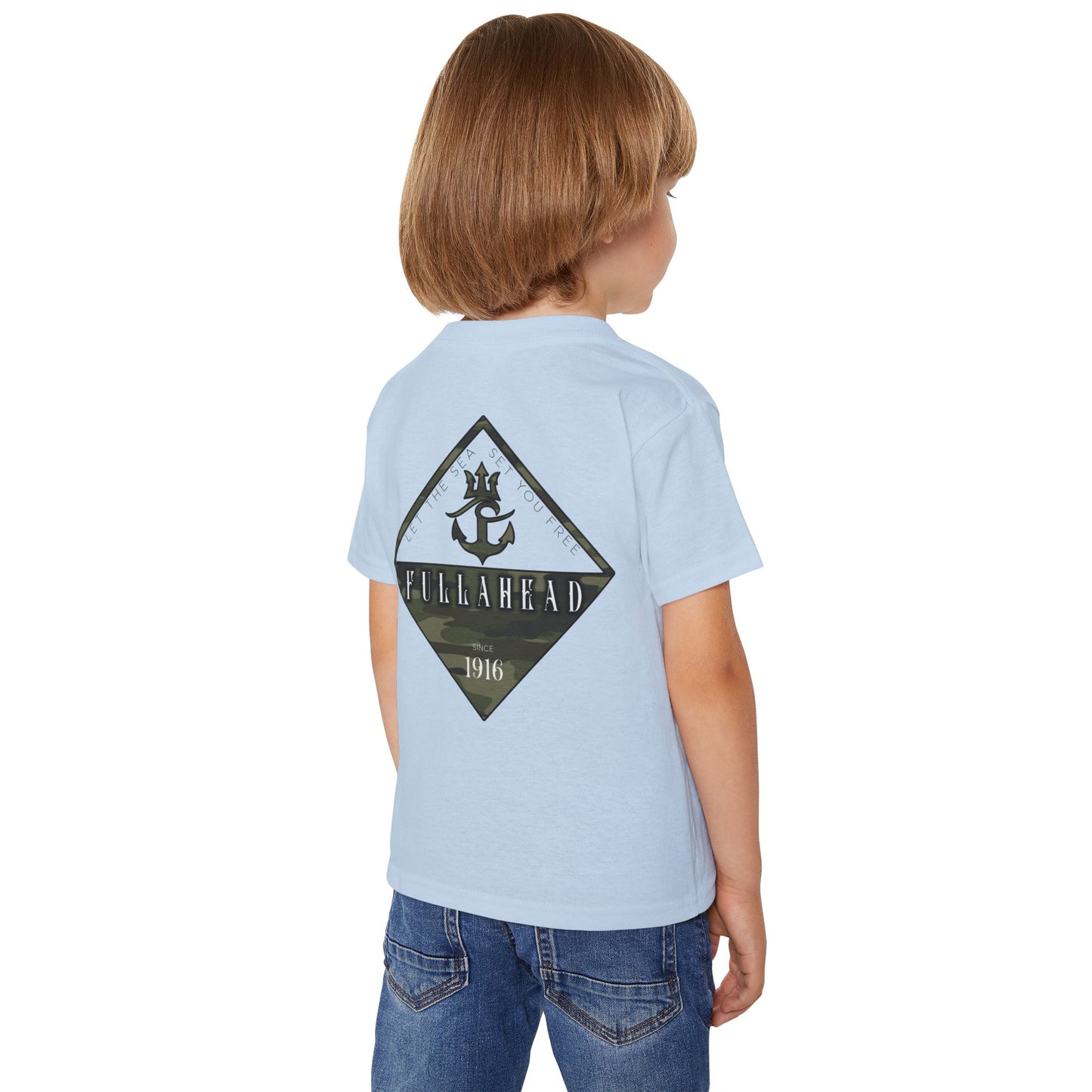 Kids Camo Square Tag