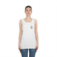 Nautical Floral Anchor Tank Top, Beachwear, Summer Essentials, Unisex Cotton Sleeveless Shirt, Vacation Outfit, Boho Style