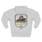 Nautical Theme Fleece Hoodie - Perfect for Boat Lovers, Casual Wear, Gifting, Holidays and Layering