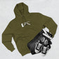 Stylish Three-Panel Fleece Hoodie | Cozy Casual Wear, Trendy Street Style, Perfect Gift, Fall Fashion, Everyday Comfort