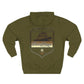 Nautical Theme Fleece Hoodie - Perfect for Boat Lovers, Casual Wear, Gifting, Holidays and Layering