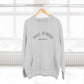 Cozy Fleece Hoodie for College Students, Full Ahead Design, Perfect for Casual Outings, Gifts for Graduates, Nautical Style