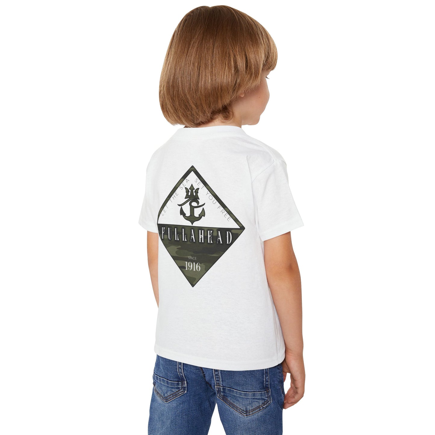 Kids Camo Square Tag