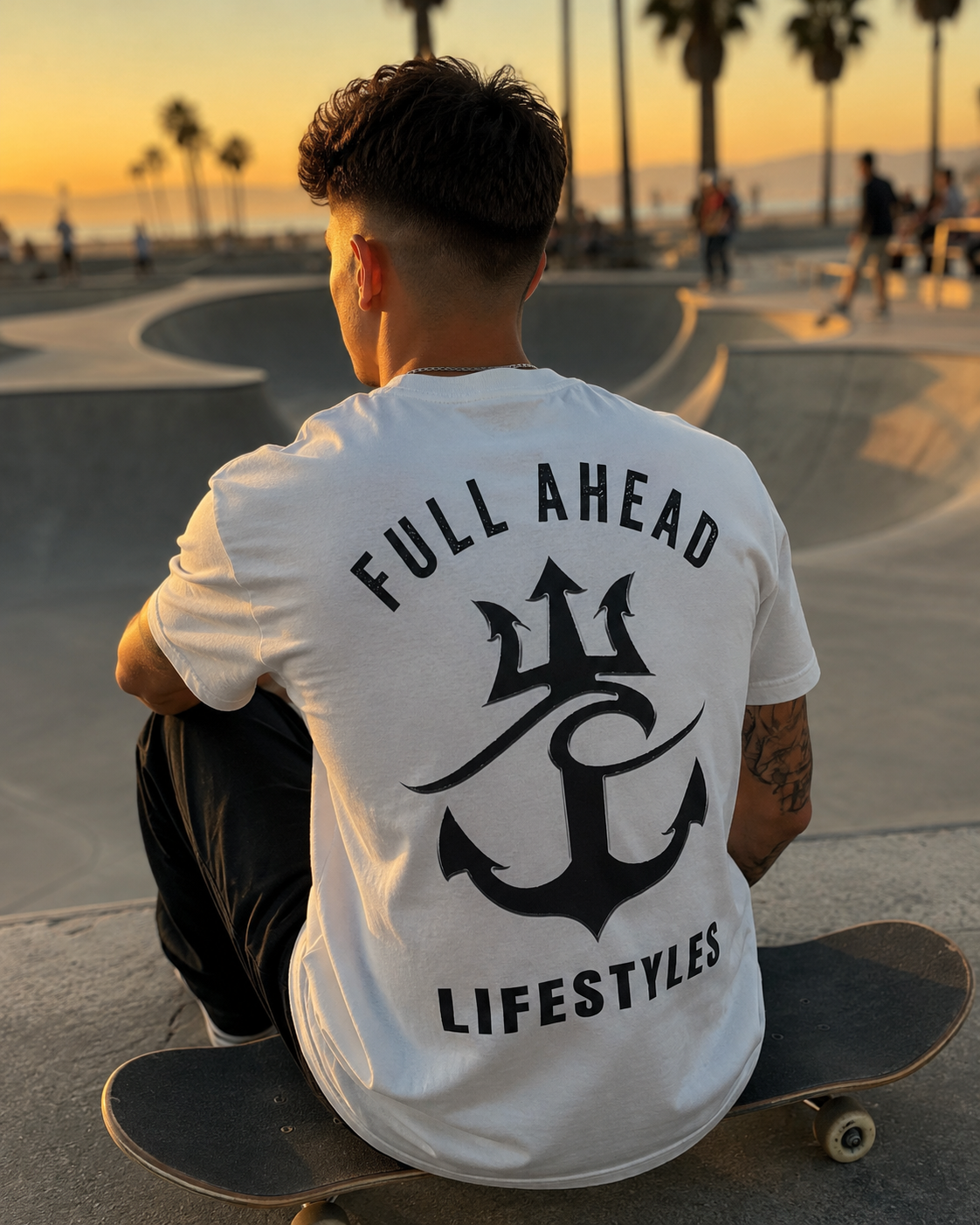 Full Ahead Badge T-Shirt